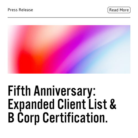 Blue Door Agency Marks Fifth Anniversary with Expanded Client List and Sets Its Sights on B Corp Certification